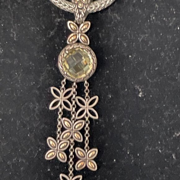 JOHN HARDY PENDANT 18K STERLING SILVER DANGLE - Picture 1 of 10